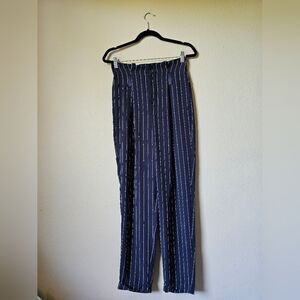 Scotch & Soda Blue And White Striped Trouser Pants Size XS